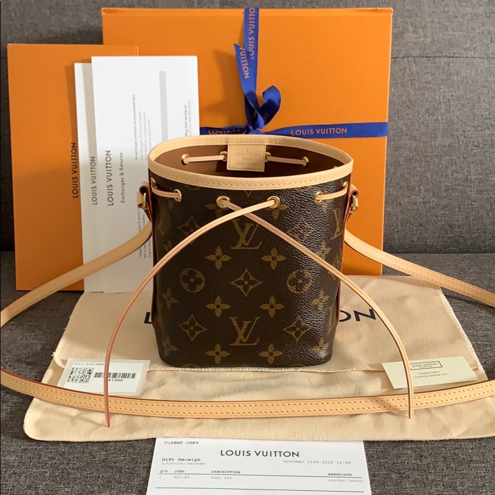 Louis Vuitton Nano Noe Monogram Bag